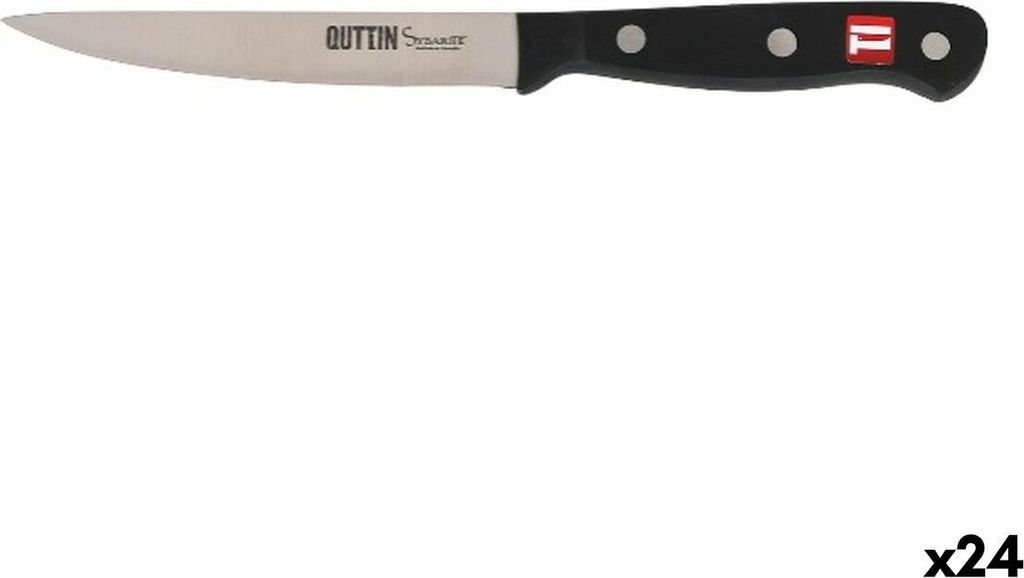 Cuchillo Pelador de Verduras Quttin Plateado 12 cm (24 Stück)