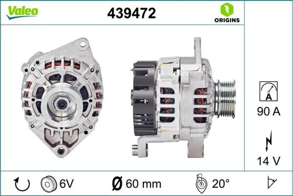 Alternateur Valeo 439472 : Stop aux pannes de batterie Jumper Boxer