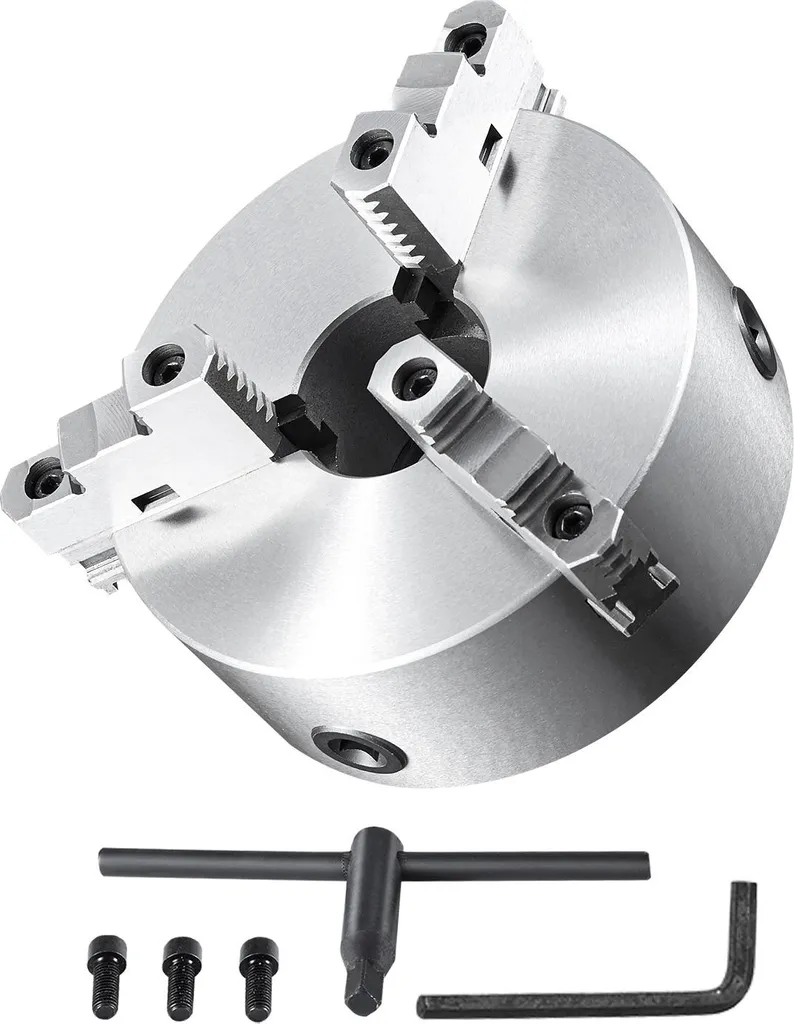 Mandrin de Tour 200 mm pour Usinage de Précision et Pièces Cylindriques