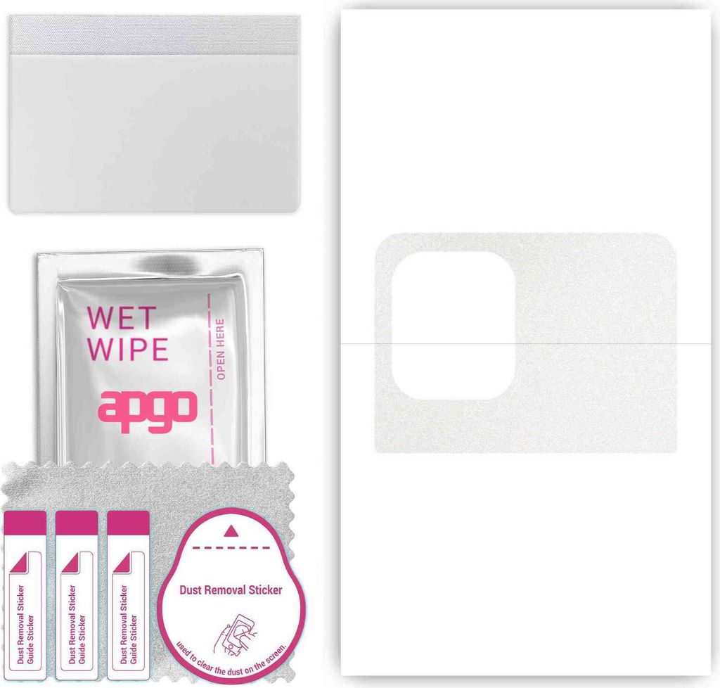 apgo Rückseite Schutzfolie, Skin, kompatibel mit Oppo Find X3 Pro Lensman, Hinten Displayschutzfolie aus Vinylfolie, kratzfest, einfache Montage -...