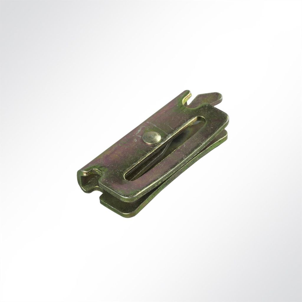 Lysel Tendex-Haken, (B) 50mm in messing (1 Stück) 5000kg