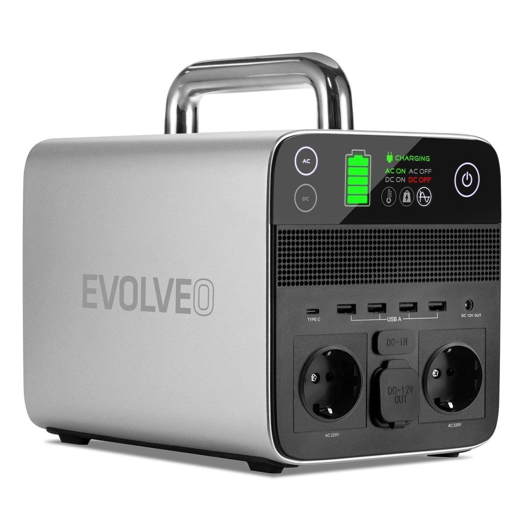 Evolveo PowerCharge 500, nabíjacia stanica, 20 Ah, 512 Wh, Obrázok produktu 