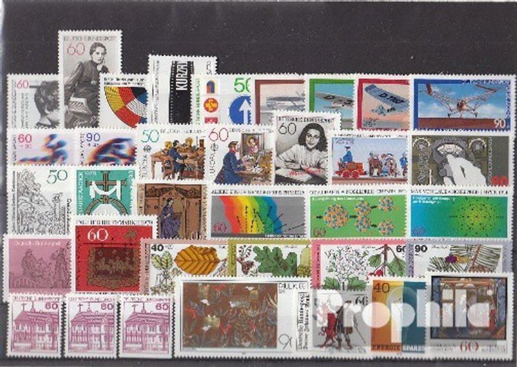 Briefmarken BRD (BR.Deutschland) 1979 1979 mit 1028 C und D ohne 1028 II postfrisch