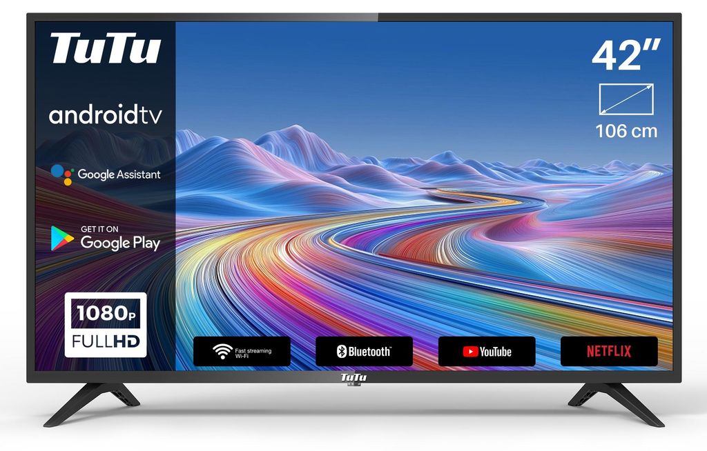 TUG42FD1 TuTu Android Smart TV - LED Full HD - 42 Zoll/108 Produktbild 