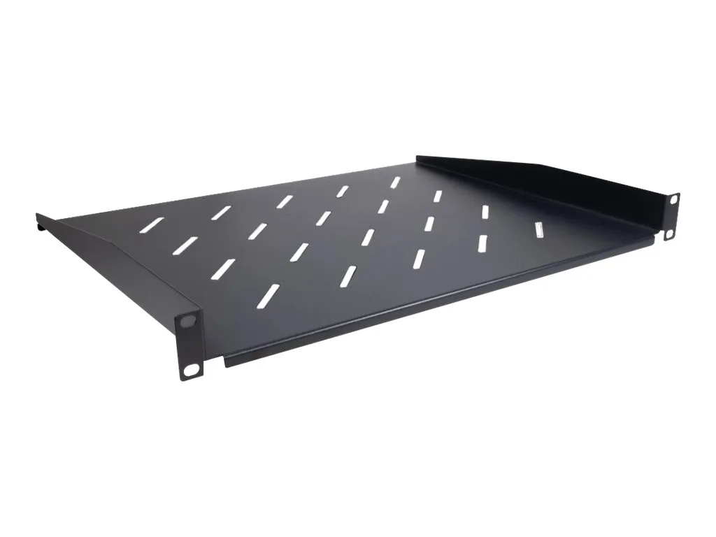 Plateau Rackable 1U RAL 9005 Noir 45x480x300mm Inter-Tech Boden Fixe