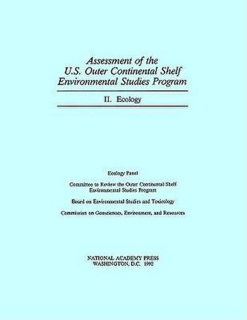 Assessment of the U.S. Outer Continental Shelf Environmental Studies Program