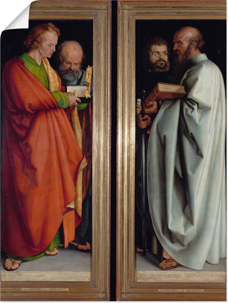 ARTland Poster Die vier Apostel Größe: 45x60 cm