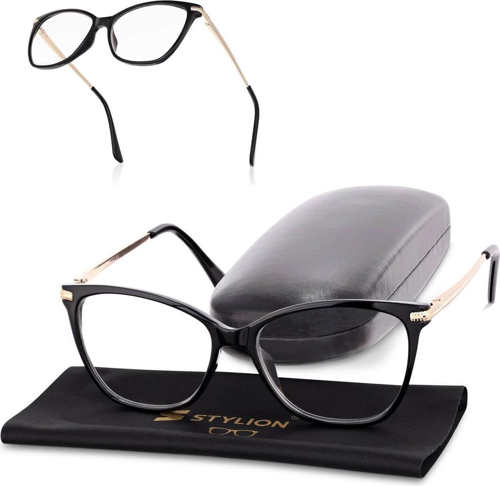 Lila Cat-Eye-Sonnenbrille für Damen MS42C