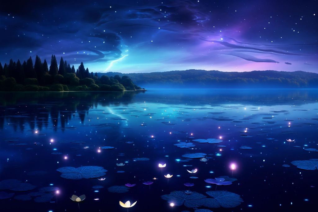 Plakat 60x40cm Flüstern der Glühwürmchen