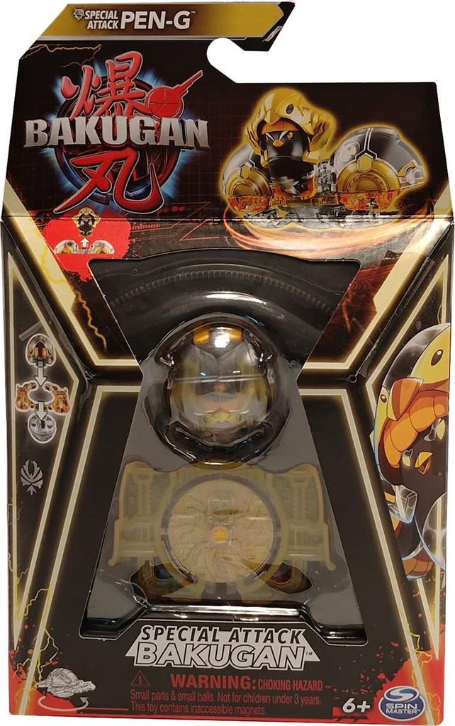 Bakugan 3.0 Third Generation Special Attack PEN-G Pinguin mit Angriffsfunktion, Sammel-Edition, Spin Master