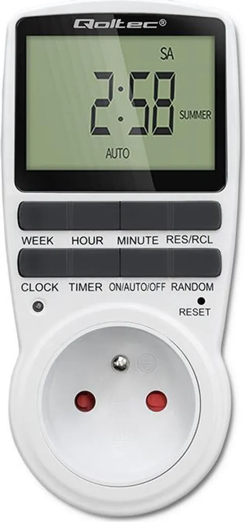 Programmateur LCD Qoltec PC0628 avec batterie de secours et 10 cycles - 11