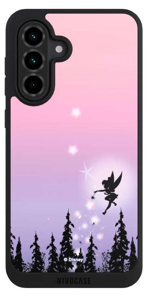 NIVOCASE Handyhülle für Samsung Galaxy A36 5G Hülle NIVOpure Case Schwarz Disney Offizielles Lizenzprodukt Tinkerbell