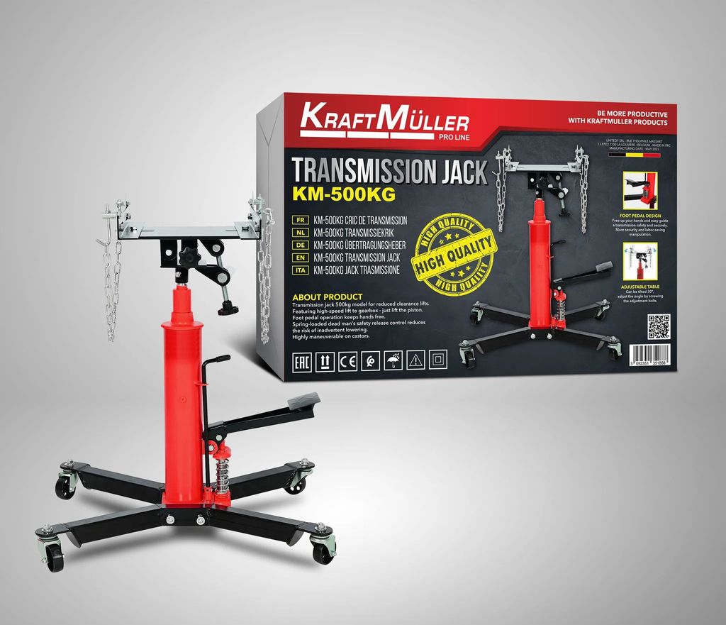 500 kg Hydraulik Motorheber Getriebeheber Adapter Kette Aufsatz 88-180 cm