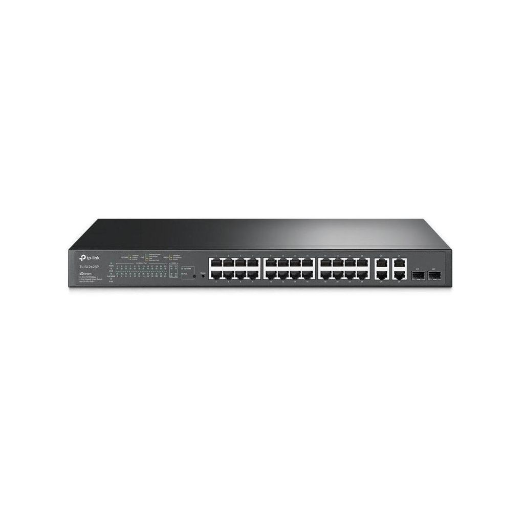 24-Port PoE Switch Layer-2, SFP, Rackmount, VLAN, QoS