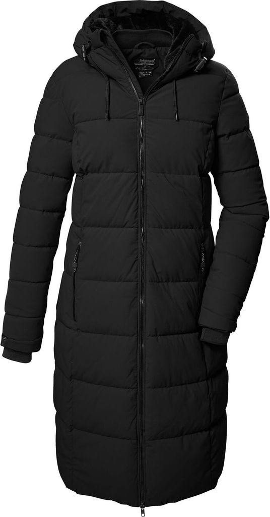 Killtec Wintermantel mit Kapuze für Damen, Farbe:Schwarz,