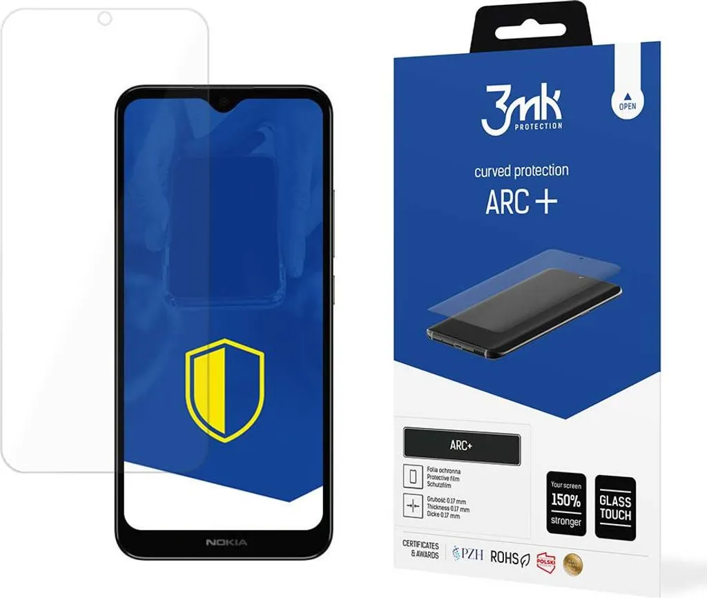 Screen Protector Nokia C110 3mk Arc+ Pellicola Invisibile e Shockproof