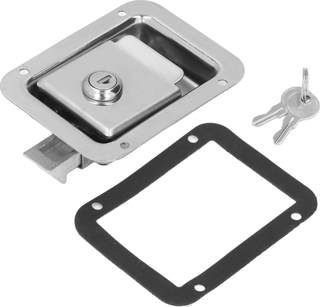 Travel Trailer Lock,RV Türschloss,Edelstahl Verriegelung Türschloss,Flush Mount Paddle Handle,Flush Latch,Single Point Latch