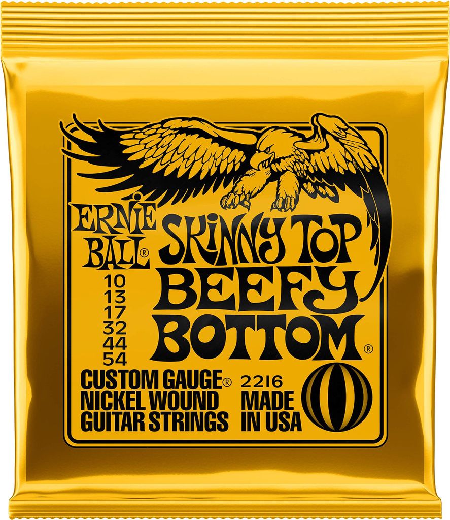 Ernie Ball Skinny Top Beefy Bottom Slinky Nickel Wound E-Gitarrensaiten, Stärke 10-54