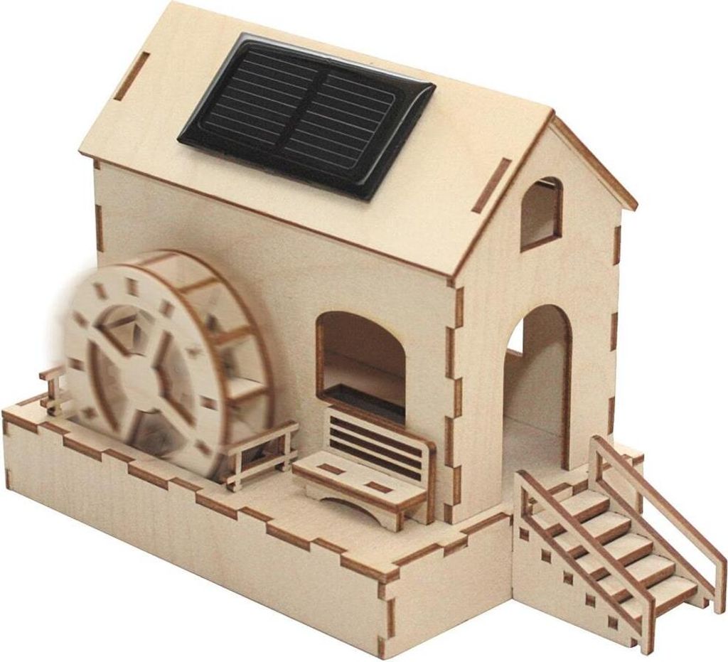 Wassermühle Solarantrieb Bausatz 9 J.