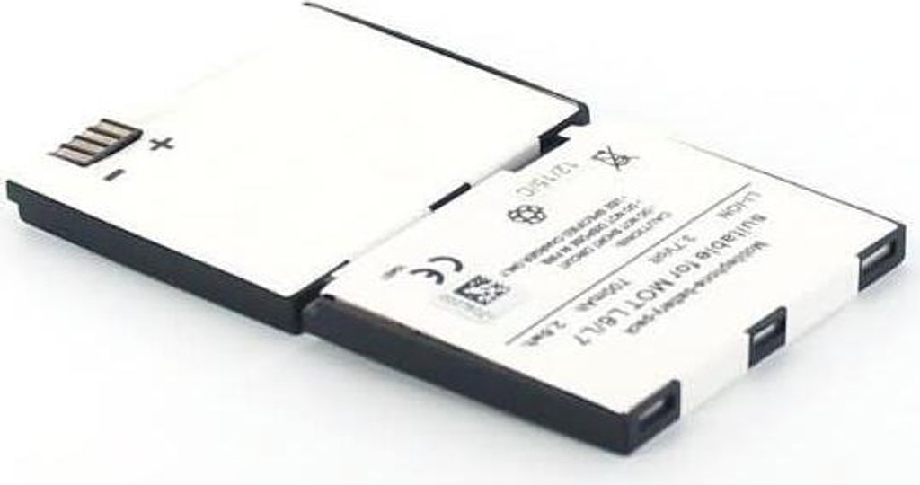 Akku für Motorola SLVR L7 Li-Ion 3,7 Volt 650 mAh schwarz.