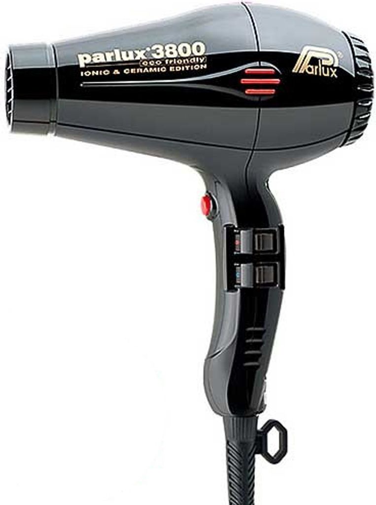 Parlux 3800, 2000 h, 75 m³/h, Schwarz, 3 m, 2100 W, 1 Produktbild 