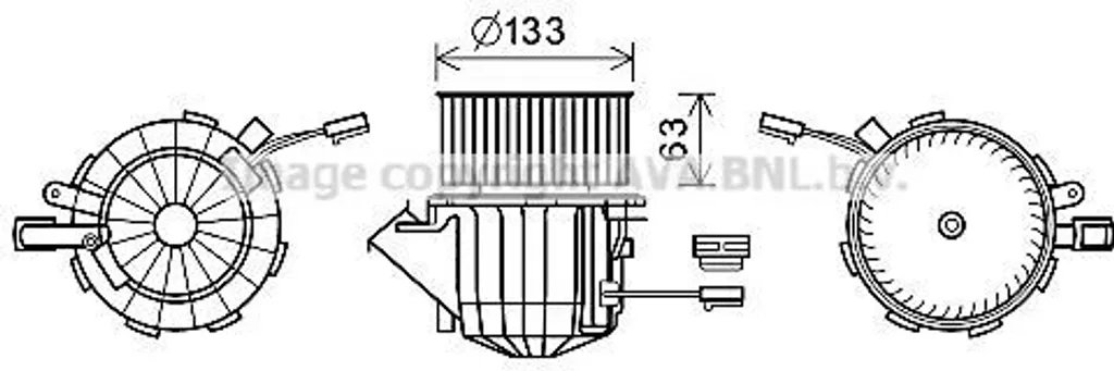 Réparer Ventilation Audi A4 A5 Q5 - Moteur de Soufflerie 8T1820021