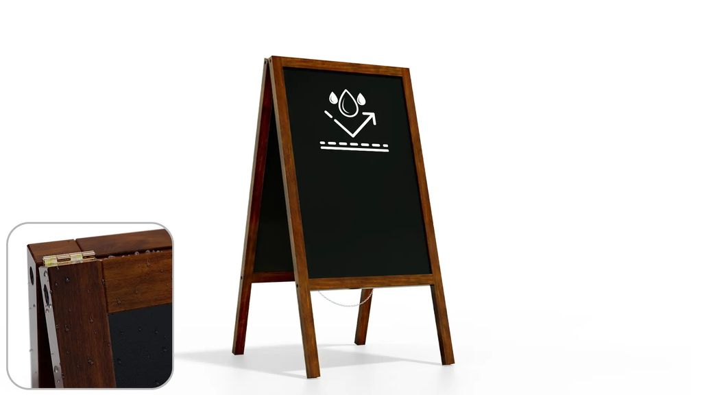Allboards Reklamní áčko s křídovou tabulí 118x61 cm - Obrázek produktu 8