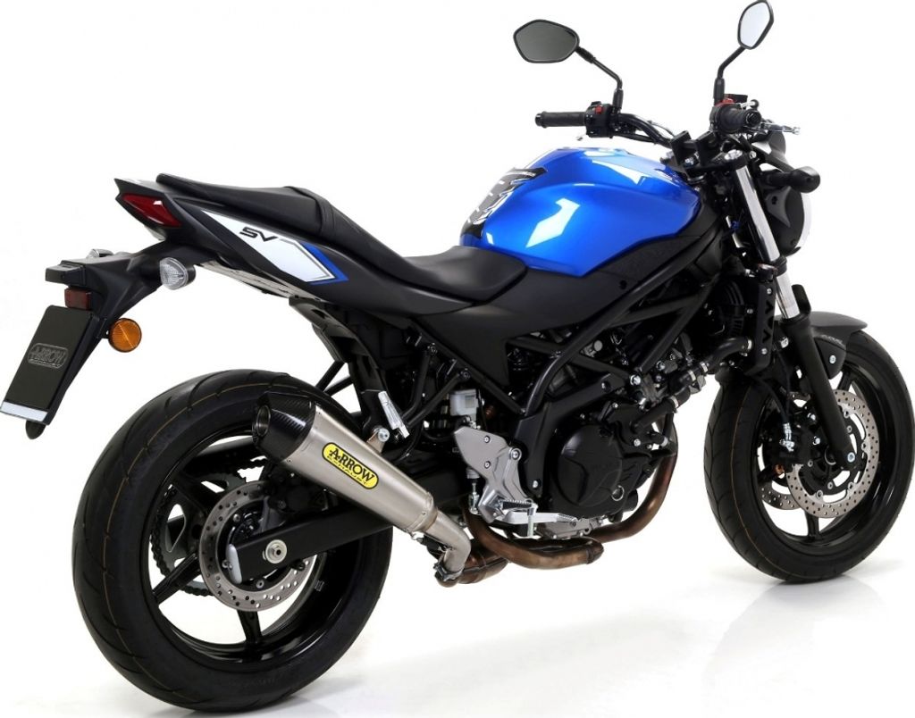 ARROW Auspuff X-KONE für Suzuki SV650 2016-, Edelstahl (Nur mit ARROW Zwischenrohr)