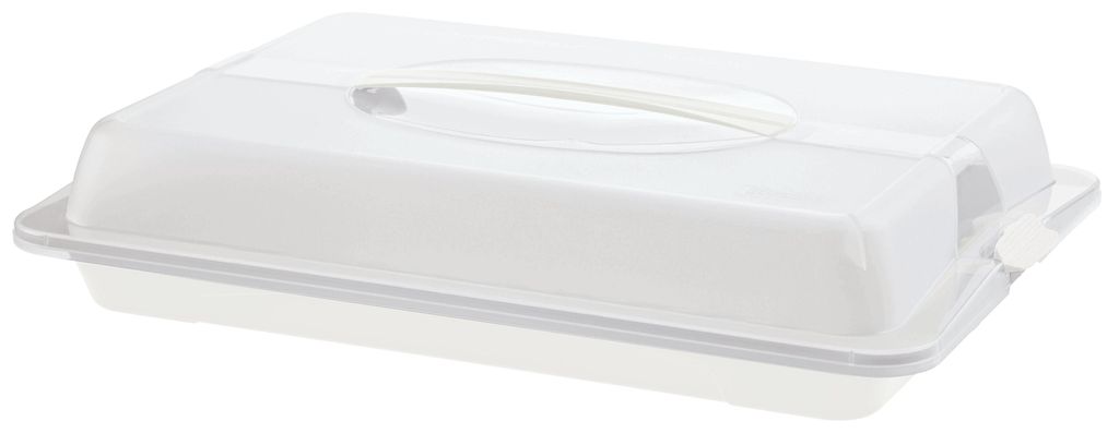 Rotho Partybutler John, weiß, 43,5x29,5x9cm, mit Deckel, Produktbild 