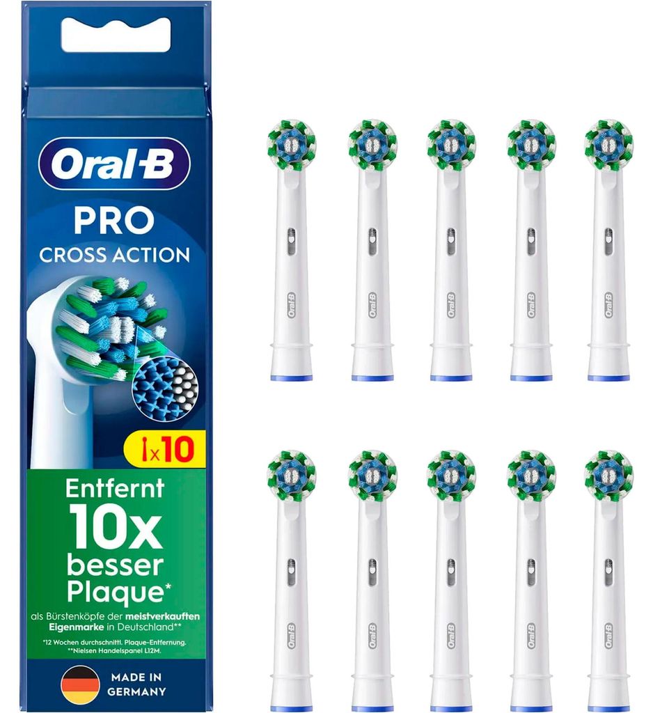 Oral-B Brosses à dents Pro CrossAction 10 pièces Image du produit 