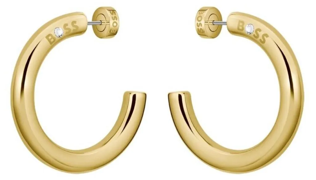 Boucles d'oreilles Live Statement dorées pour vos soirées et fêtes
