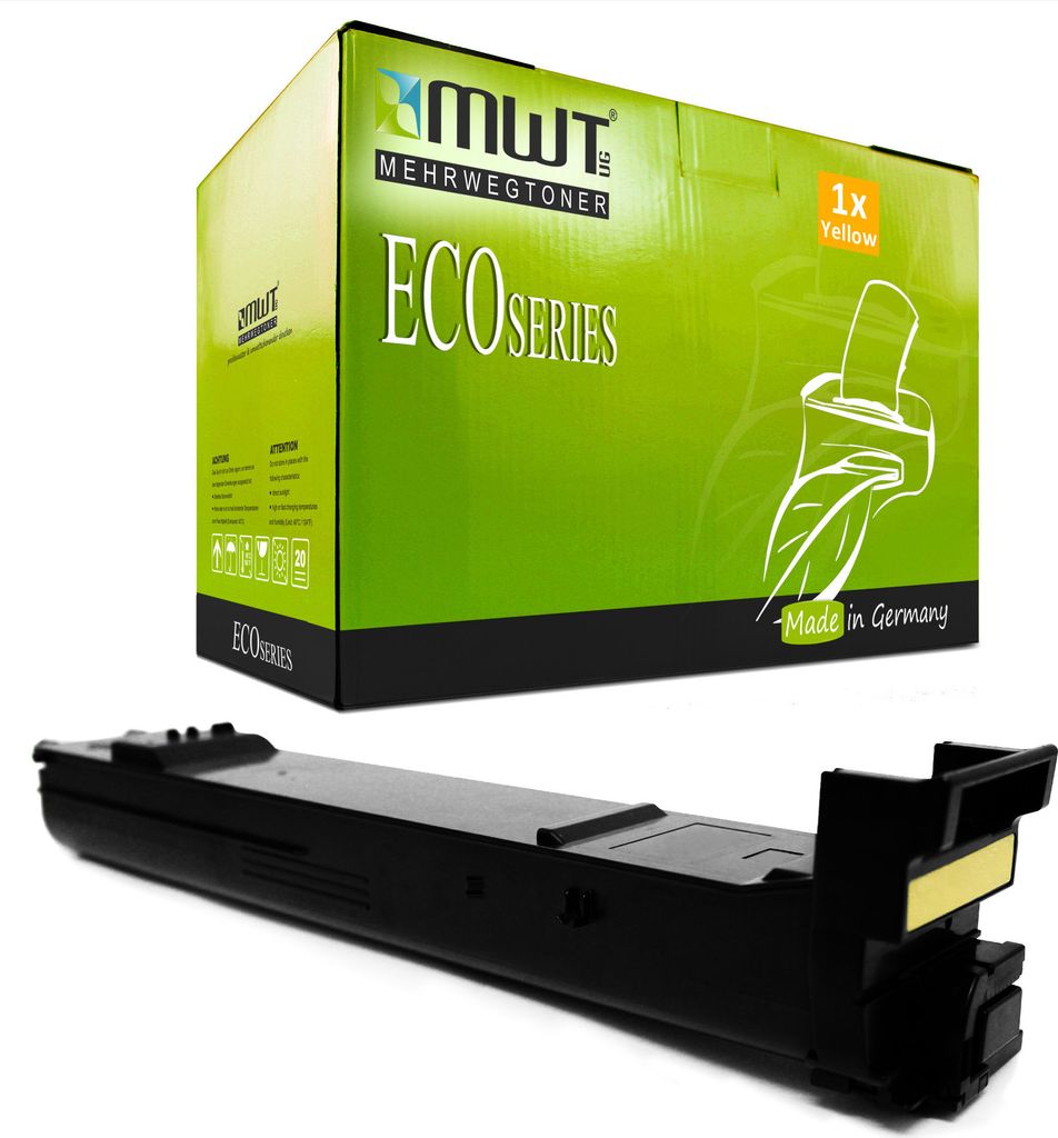 1 Mehrwegtoner kompatible Lasertoner ersetzt Konica Minolta A0DK253 TN318Y Yellow