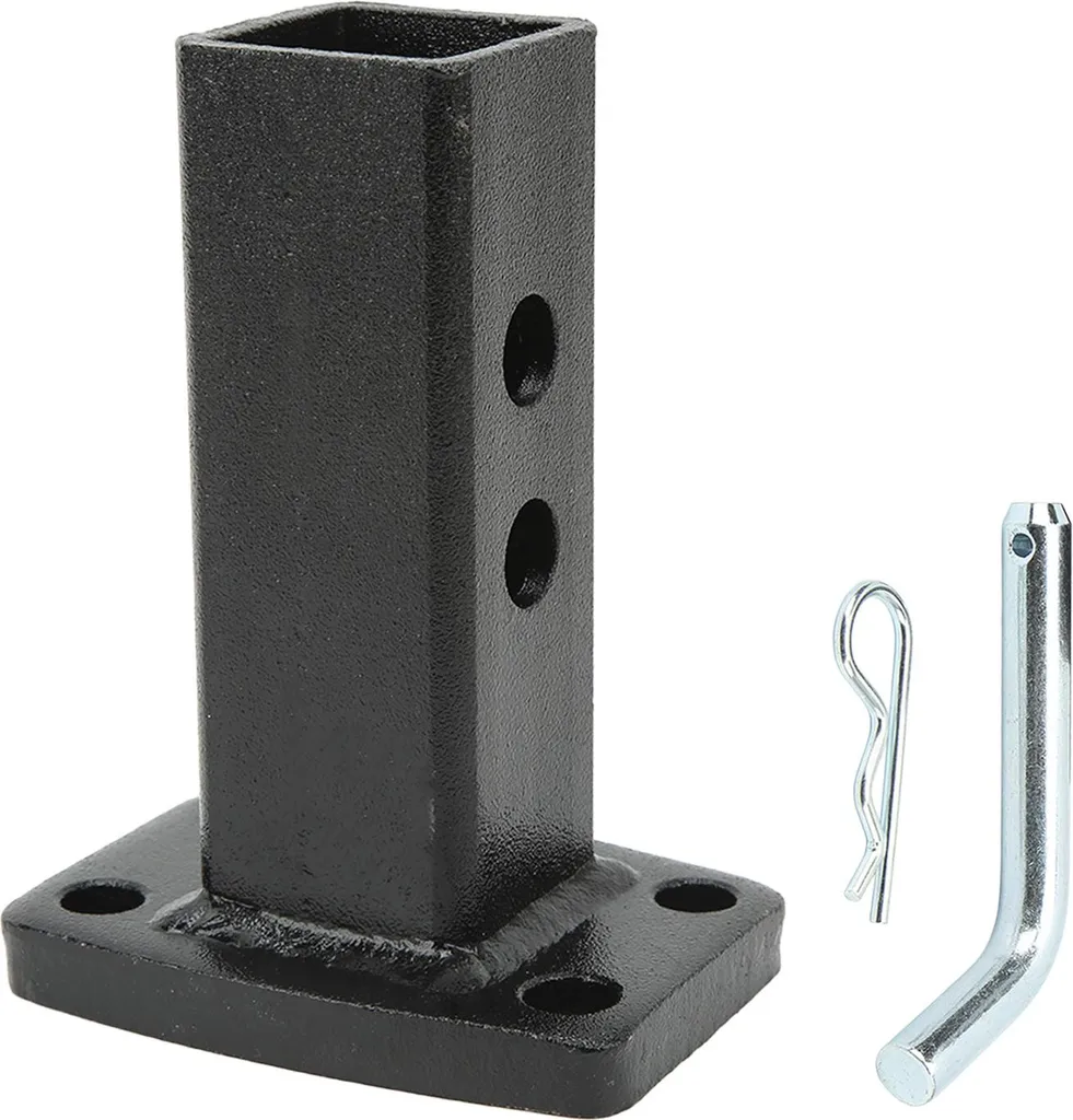 Attelage récepteur de remorque pour camping-car avec surface pulvérisée