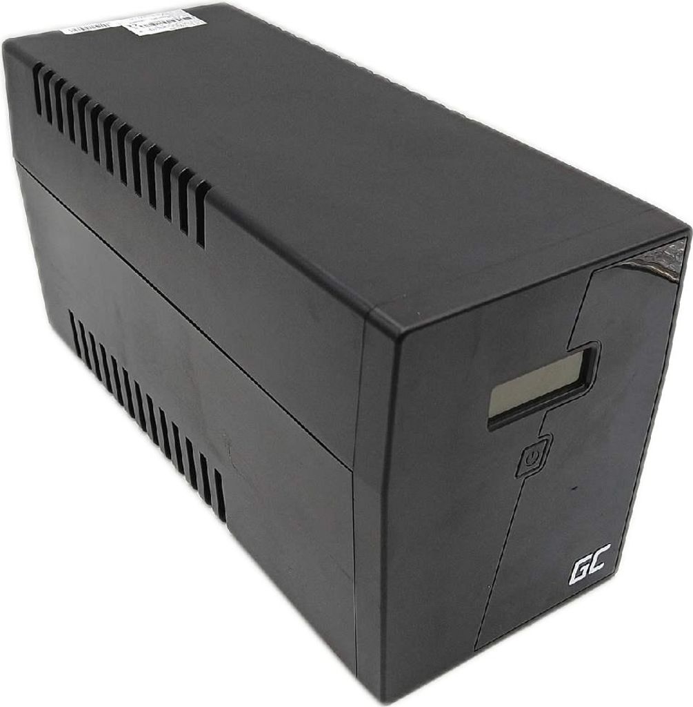 Green Cell 1000VA 600W USV Unterbrechungsfreie Stromversorgung Mit Überspannungsschutz - Schwarz