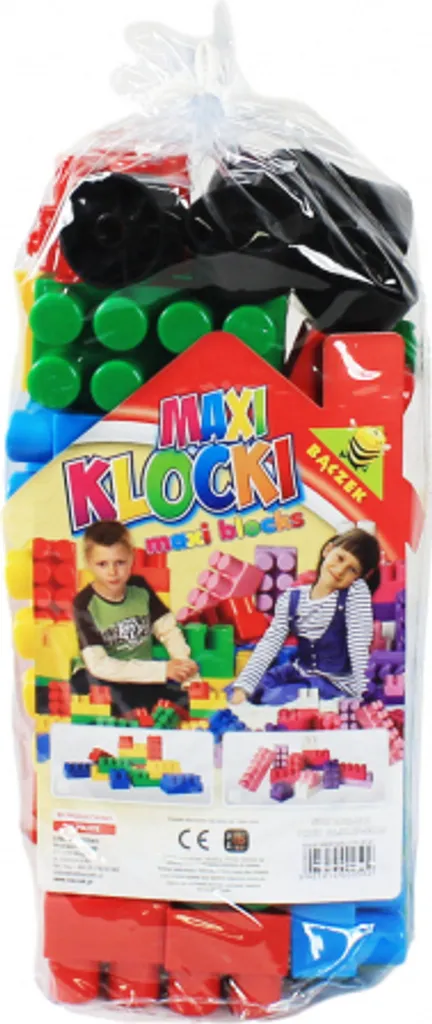 BACZEK Maxi blocs 30 pièces 00502 : Jeu de construction premier âge - 2