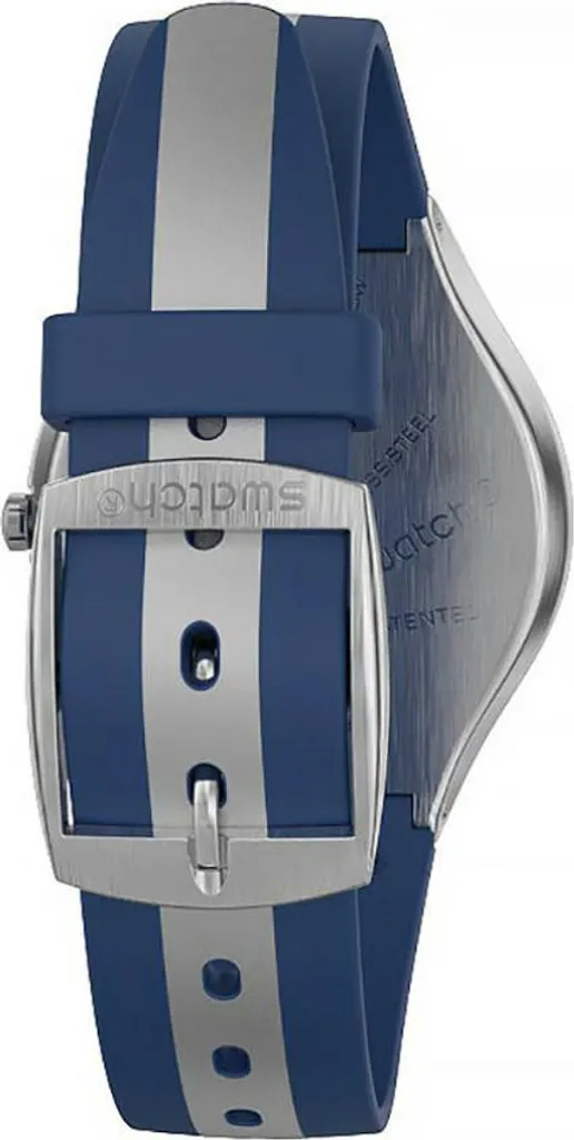Montre Mixte Swatch Skinirony SYXS107 Cadran Gris et Boîtier Argenté
