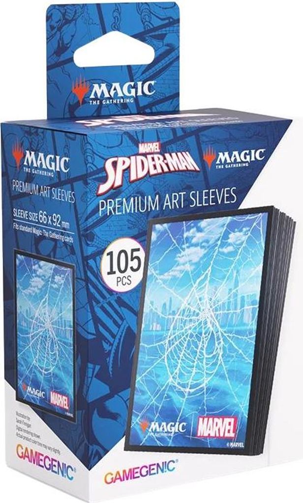 Magic: The Gathering Marvel's Spider-Man Premium Art Sleeves Spider-Man Island