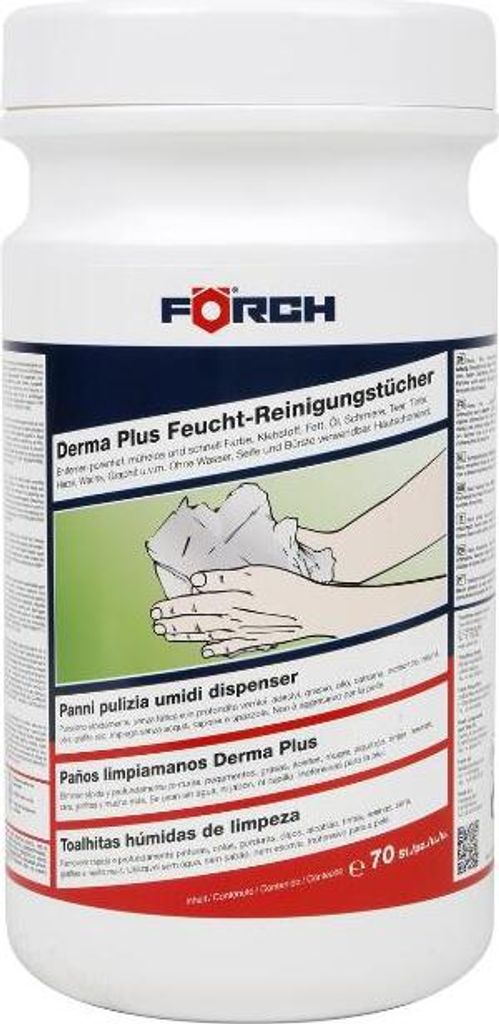 Förch Feucht-Reinigungstücher Derma Plus 70 Stück