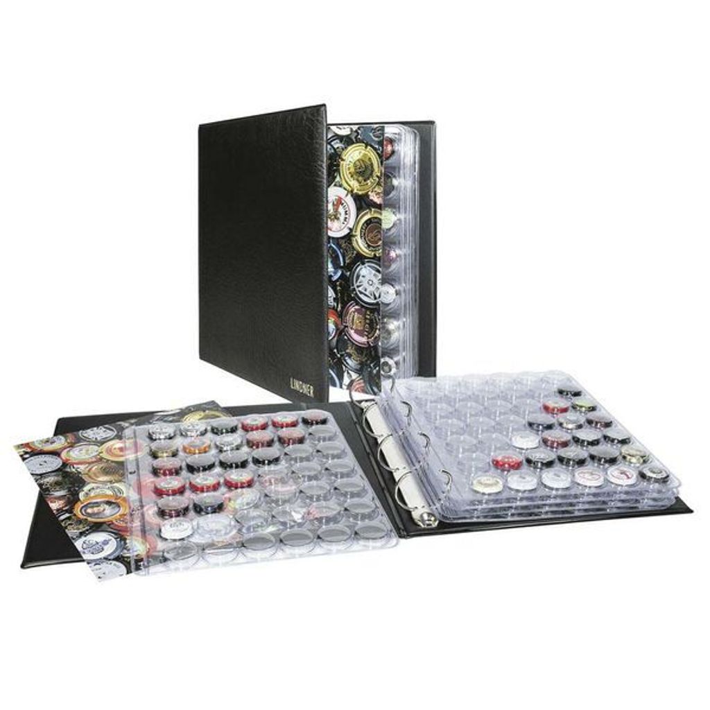 Champagner-Kapsel-Album inkl. 5 Champagner-Kapsel-Blättern für 210 Champagner-Kapseln