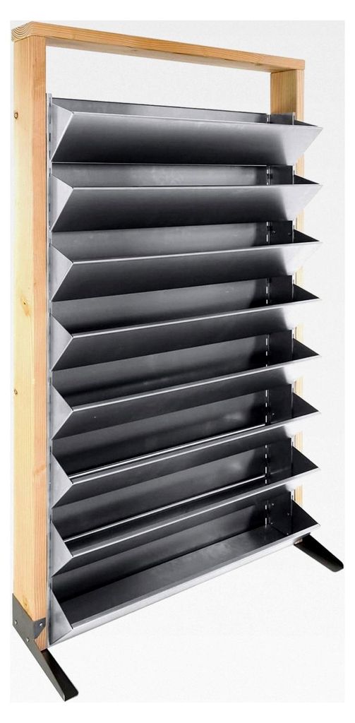 Vertikales Hochbeet Pflanzenständer 100x32x180cm - Regal mit 8 Pflanzkästen ohne Zwischenböden für Kräuter, Pflanzen & Blumen - Vertikaler Gar...