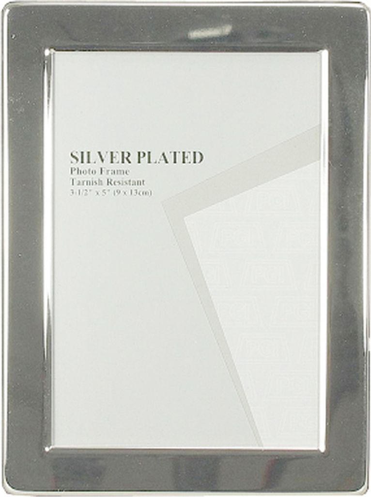 Bilderrahmen SILVER silber mit flachem Rahmen schlicht Produktbild 