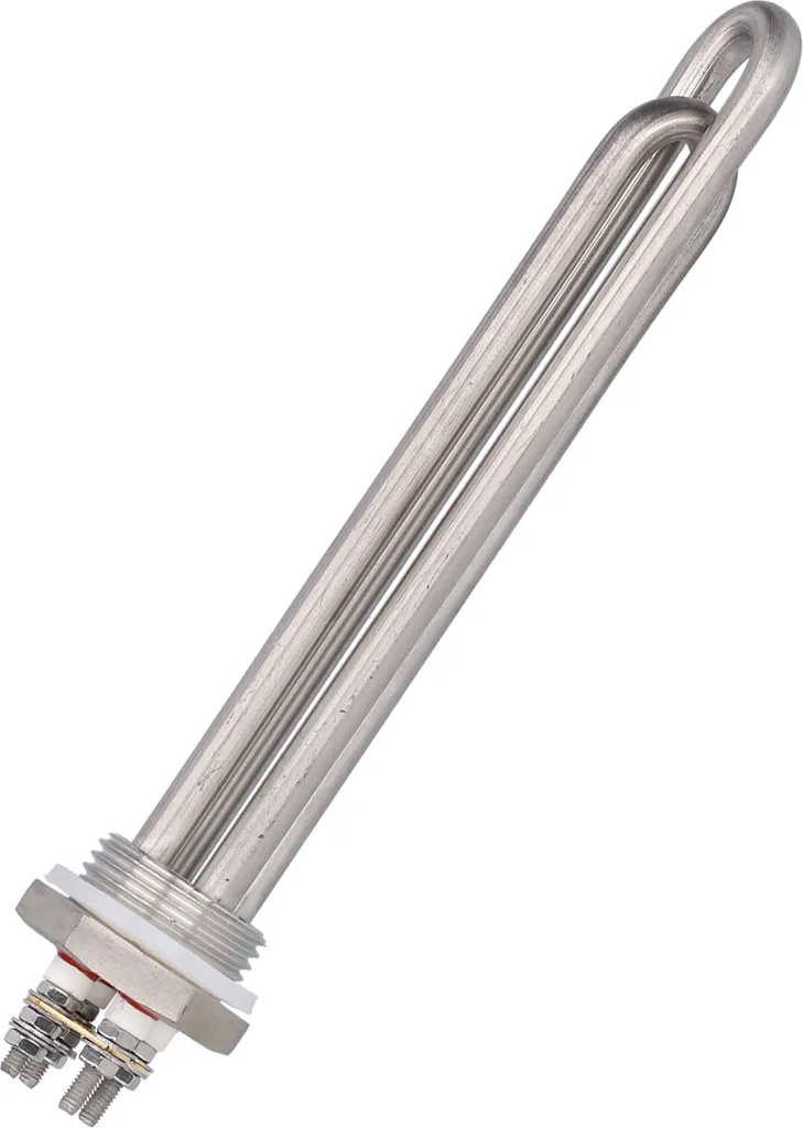 Élément chauffant 48V 1500W en inox anticorrosion avec raccord 1 pouce - 5