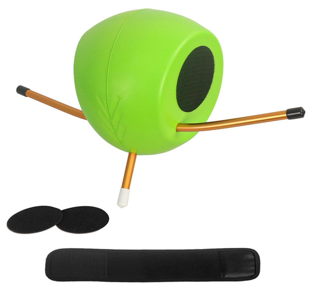 Golf-Schwungtrainer-Ball mit rutschfester Unterlage – Trainingshilfe für den Golfsport mit verstellbarem Gurt für das Schwungtraining – tragb...