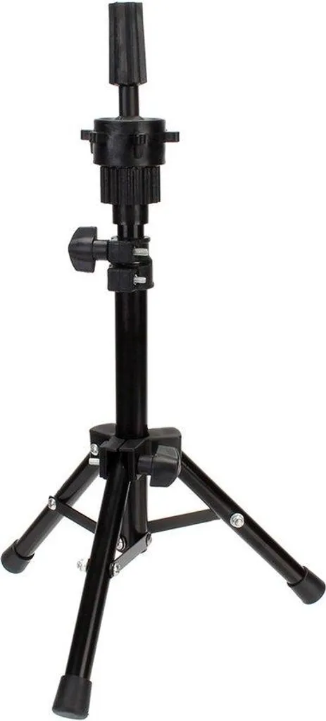 Support réglable pour tête d'entraînement coiffure trépied stable noir