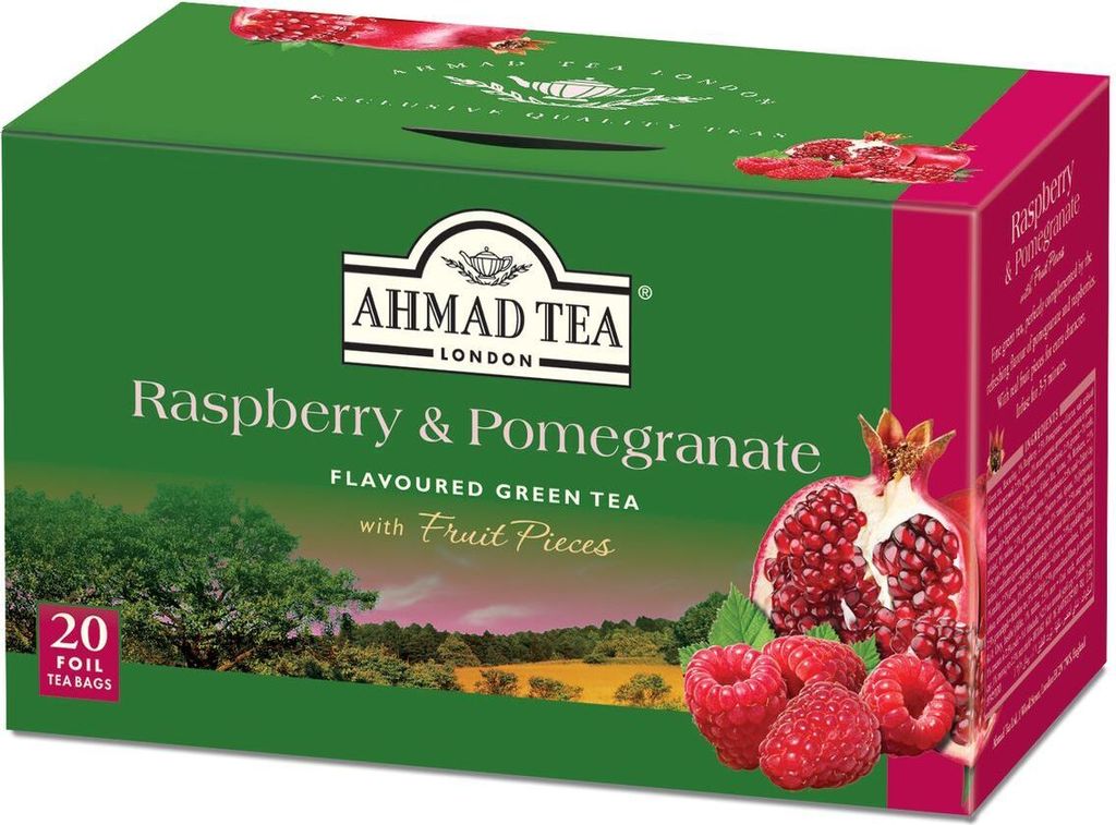 Ahmad Tea Green Raspberry/Pomegranate 20 | Kaufland.pl