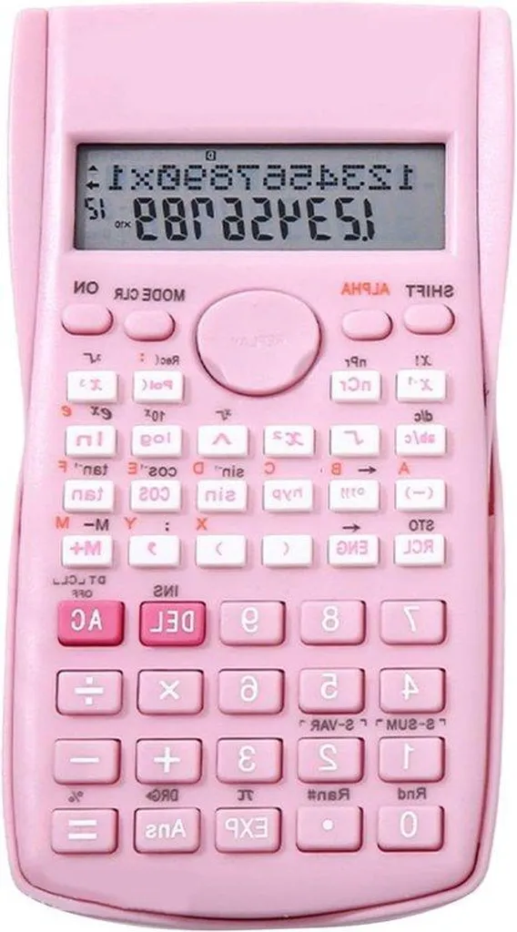 Calculatrice scolaire scientifique 240 fonctions pour collège et lycée