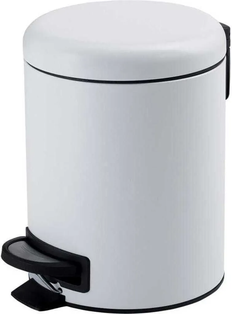 Pattumiera a Pedale 3L Acciaio Inox Papaya - Chiusura Soft-Close