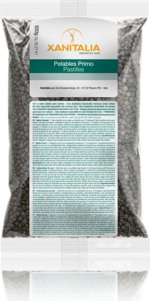 Brasilian System Wax-Perlen Schwarz 1000g Produktbild 
