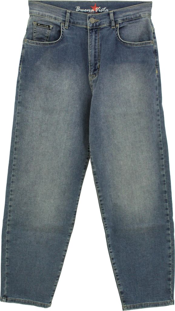 27282 Buena Vista, Adria 7/8 , 7/8 Damen Jeans Hose, Stretchdenim, mid stone, M