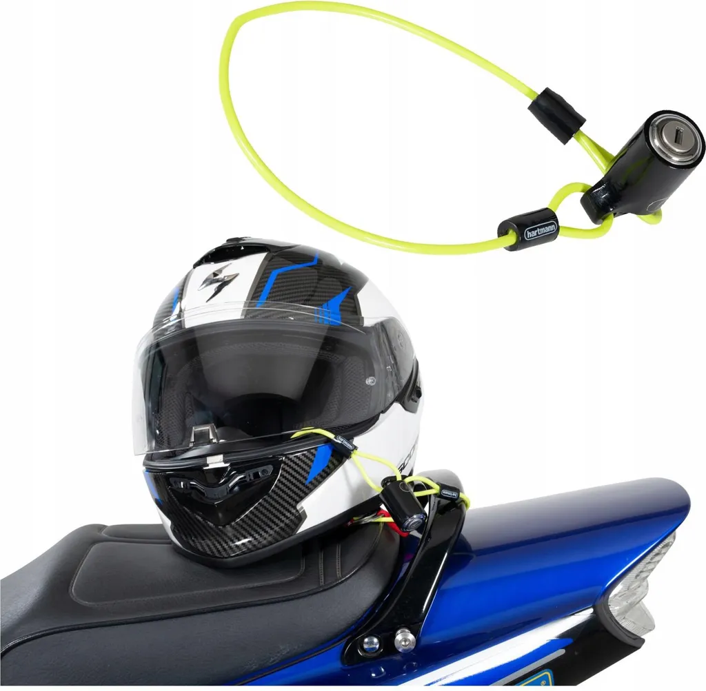 Hartmann Lock Câble de Sécurité Casque : Stop au Vol de Casque sur Moto